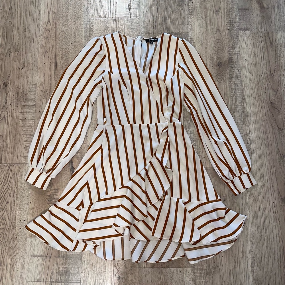 Striped Long Sleeve Dress